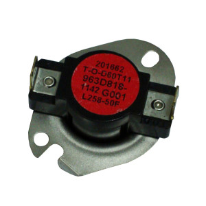 GE WE4X584 Genuine OEM High Limit Thermostat 
Fits: WE4X162 WE4X186 WE4X543 201662 963D818-0313 G001 L258-50F
