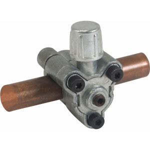 Appli Parts APT-PV310 1/2, 5/8 in Bullet Piercing Valve kit with tube size adapters and o ring seal for small refrigeration systems with 1/4in SAE Service Port