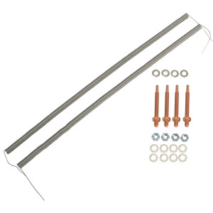 GE WE11X260 Genuine OEM Dryer Heater Element  
Replaces: WE11X0045 WE11X0051 WE11X0057 WE11X0060 WE11X0260 WE11X45  WE11X51 WE11X57 WE11X60R