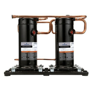 Copeland ZPT166KCE-TFD Scroll Tandem Compressor 166.000Btu Consists of 2 ZP83KCE-TFD compressors 460V/3Ph/60Hz for Air Conditioning Compatible with R410A