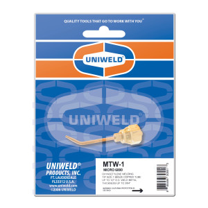  Uniweld MTW-1 Weld Braze Tip Micro 6000 Acetylene up to 1/2in Brazing 30551