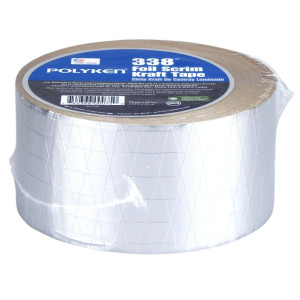 Foil Skrim Kraft Tape 3 in X50 yd Polyken Fsk Reinforced