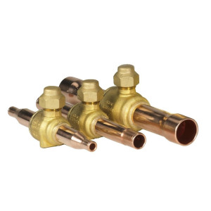 Danfoss Shut Off Ball Valve 1/4in ODF GBCH 6s, Compatible with R744, CO2, MWP 1305psi WT -40F to 212F 009L7415 009L7415 Replaces 009G7415
