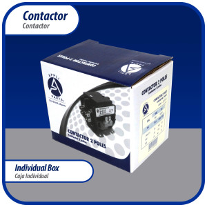 Appli Parts APAC-240120 Heavy Duty Contactor 2 Poles 40A 120V Coil Replacement for AC Compressors and Electrical Applications UL Certified E476929