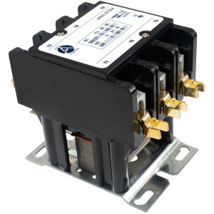 Appli Parts APAC-37524 Heavy Duty Contactor 3 Poles 75A 24V Coil Replacement for AC Compressors and Electrical Applications UL Certified E476929