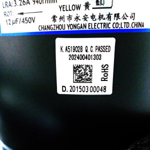 Fan Motor Indoor Unit Ecox VRF YKS-195-6-1 RoHS YDK195-6b 220V/60Hz 195W 6p 2.18A LRA 3.26A 940rpm 202400401303 11002012001332 
Fits: EHSP88C00B EHSP70C00B EHSP98C00B