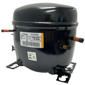 Embraco FFUS 80HAK 1/4+ HP Fractional Refrigeration Compressor Compatible with R134a, 115 V, L-MBP