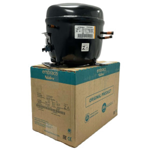 Embraco FFUS 80HAK 1/4+ HP Fractional Refrigeration Compressor Compatible with R134a, 115 V, L-MBP