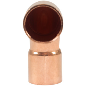NDL N-2722 90 Degree Elbow Long turn 5/8in Copper pipe fittings C x C Sweat connections for refrigeration, air conditioning, and plumbing applications ACR
