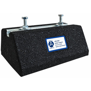 Appli Parts APAB-MS9 Rubber Support 9.6in Lenght x 6in Width x 4in Height with 13/16in Galvanized Steel Channel. Strut Clamps sold Separately.