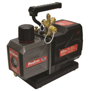 Uniweld MEVP6SB Vacuum Pump 6cfm 0.5HP, Battery Operated, 18 V, AC/DC Adapter 110-220V/50-60Hz, 2 Stage, Sparkless, A2L Compatible (AC Adapter and Battery not included)