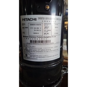 DC inverter scroll compressor E656DHD-65A2Y Hitachi 65-200V 20-200Hz Compatible with R410A,  9000W F102006
