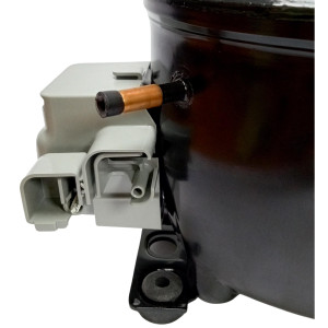 Embraco EGAS 80HLR 1/4HP Compatible with R134a, Fractional Refrigeration Compressor LBP 115/1/60 (V/Ph/Hz)