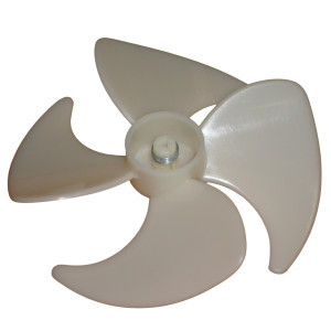 Appli Parts APFB-0102W Plastic Fan Blade, 4 Blades fits motor 01W, 02W, 4 in