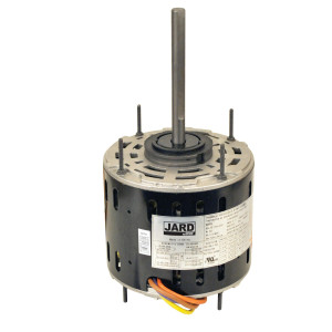 JARD 22464 1/6-1/2HP 1075rpm Direct Drive Blower Motor 6 poles, 1 shaft, OAO Enclosure, 3 speeds, Frame 48, Reversible, 208-230 V, 60 Hz, 1 Ph, 10, 7.5, 5mfd/370VAC Run Capacitor