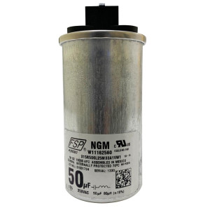 Whirlpool W11395618 Genuine OEM Capacitor 50mfd 250vac 50-60hz 
Fits: W10390446 WPW10625046 W10625046 W11158831 W10866250 W11162560


