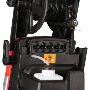 Promaker 2000W Presure Washer PRO-H2000
Voltage - Frequency: 120V - 60 Hz
Amperage: 17.2AMP
Power: 2000W
Rated flow: 1.8 gal/min
Max pressure: 2175 PSI
Auto stop: Si
Hose: 16.5ft
Cord: 16.5ft