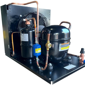 Embraco UNT0100MGD-A21A Condensing Unit 1HP Compatible with R404A, 230 V,1 Ph,60 Hz, MHBP, w/NO Outdoor Cover