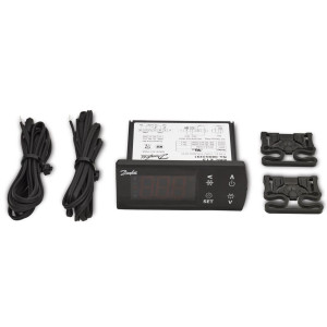 Danfoss ERC 213 Electronic Control 220 V,50/60 Hz, Red Display, 3 Relay Output, 2 Temperature Sensor 080G3457 

