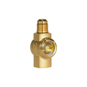 Danfoss 0140172 Sight Glass 3/8in Internal x 3/8in External Flare SGP 10 N Compatible with R410A, R22, R404A, R134a 