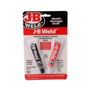 Epoxy J-B Weld 2 Part easy convenient and inexpensive alternative to welding soldering and brazing JB8265
