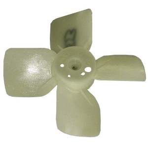 Appli Parts APFB-329 4-1/4 in Plastic Fan Blade CW 3/16 in Shaft, 4 Blades fits Motor 329