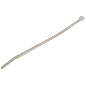 MA-Line MA03174-1 Wire Tie White 5.5in long Bundle Diameter 1/16 to 1-3/4 in. Bag of 34