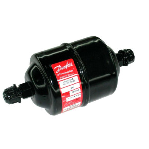 Danfoss 023Z5007 1/4in Liquid Line Refrigerant AC Filter Drier hvac refrigeration Flare 1.5-2.4tons Unidirectional 6-1/16in Long 3-1/8in Wide DCL 162