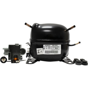 Embraco EMIS30HHR 1/10 HP, Compatible with R134a, 115V 60Hz Low, Medium and High Back Pressure Compressor for Refrigeration Applications LMHBP