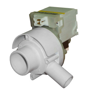 Appli Parts APDP-601BM Washing Machine Drain Pump 60 W, 110 V, 60 Hz Inlet 18mm Id Outlet 33mm Id Fits Mabe 233D1021P001, 189D3237P001, 189D4101P001, 189D4101P005