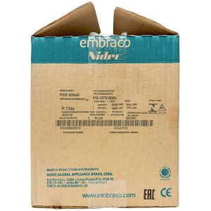 Embraco Compressor 1/3 hp FFUS 100HAK Compatible with R134a, 115v LMBP