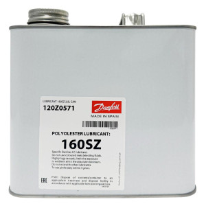 Danfoss 120Z0571 Polyol Ester Oil Lubricant POE 160SZ 2.5 Lt SZ, SH, HH
