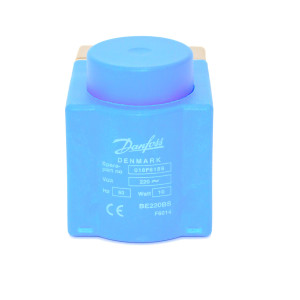 Danfoss 018F6714 Solenoid Coil 220 V, 60 Hz, 13 W, IP67, BE220BS, Terminal Box