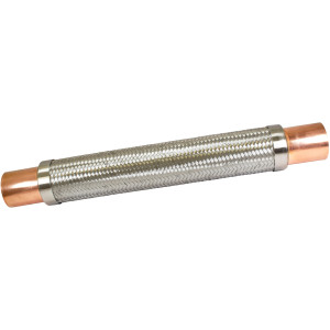 Appli Parts APVE-258 2-5/8 in Vibration Absorber Eliminator Sweat Connections 24 in Long 300 psi Max working and 3,265 psi Burst pressure