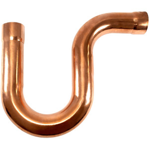 Appli Parts AP-PT138 1-3/8 in Wrot Copper Suction P-Trap ODF CxC connections for refrigeration, air conditioning and plumbing applications ACR and Type L copper pipe