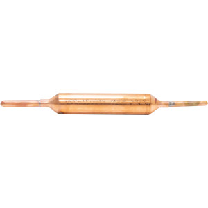 Appli Parts APFD-106S Copper Filter Drier 5/16 in x 1/4 in, 30g Molecular Sieve for universal refrigeration and air conditioner applications