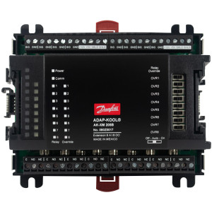 Danfoss 080Z0017 Extension Module for Electronic Control AK-XM 205B, 8 Analog Inputs, 8 On/Off Outputs SPDT