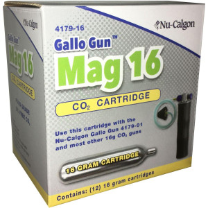 Nu-Calgon 4179-16 Gallo Gun Mag Compatible with CO2, Cartridge 16gr