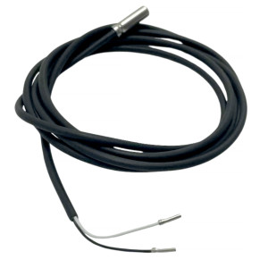 Danfoss EKS 221 Temperature Sensor for Electronic Controller 1.5 m, NTC 10000 Ohm, -58 to 230 F (-50 to 110 C), IP68, AISI 304, 084N3200