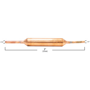 Appli Parts APFD-106SB10 Copper Filter Drier 5/16 in x 1/4 in, 30g Molecular Sieve for universal refrigeration and air conditioner applications (10xBag)