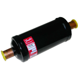 Danfoss 023Z0107 1-1/8in Liquid Line Refrigerant AC Filter Drier hvac refrigeration ODF 18.6-28.6tons Unidirectional 9-7/8in Long 3-11/16in Wide DCL 419S