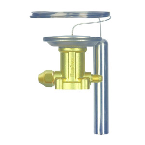 Danfoss 067B3343 Thermostatic Valve Element Compatible with R404A, R507A, 1/4 in Flare Equalization Port -75 F to -15 F 118 in Capillary