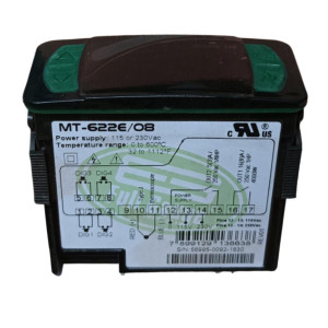 Full Gauge MT-622E Electronic Control Heating Temperature 1 Sensor, 2 Outlet 110/220V