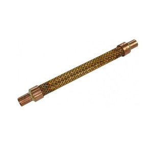 Appli Parts APVE-38 3/8 in Vibration Absorber Eliminator Sweat Connections 8-1/4 in Long 700 psi Max working and 3,265 psi Burst pressure