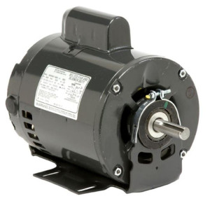 US Motors 1 hp 1725 rpm, 4 poles, 1 shaft, ODP Enclosure, 1 speed, 6.3 diameter, Reversible, 115-230, 60 hz, 1 ph, D1CP2PH9