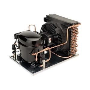 Tecumseh AJ7480Z-NA3ADJ 1 HP Condensing Unit, Medium/Temp, Compatible with R404A, , 208-230v/1ph/60Hz