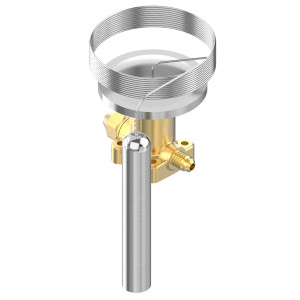 Danfoss 067B3211 Expansion Valve 12 TR, Compatible with R22, R407C, 7/8 x 1- 1/8 in Flare, -75 to -15 Fahrenheit, MOP -5 F