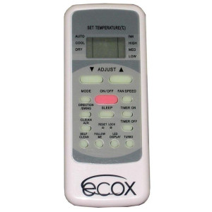 Remote Control For Split Ecox Platinum R51l4/Bge Celsius Follow Me Option Fits: Eplt012c16b / Eplt018c16b / Eplt024c16b 17317000a01283 / 2033550a1539 / 2033550a7428