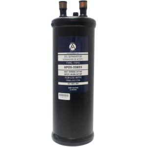 Appli Parts APOS-55855 5/8 in ODF Oil Separator, Compatible with CFC, HCFC, HFC, R22, R407C, R502, R134a, R404A, R507A, Working temperature 14 F to 266 F