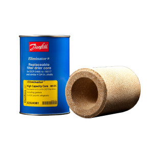 Danfoss 023U4381 Filter Drier Core 48-DC for DCR, Moister and Acid, includes Gasket, for Use with DCR 0485 to 19217 and other 4-3/4 in Shells, 023U4381, 023U4380, 00PPG000445000A